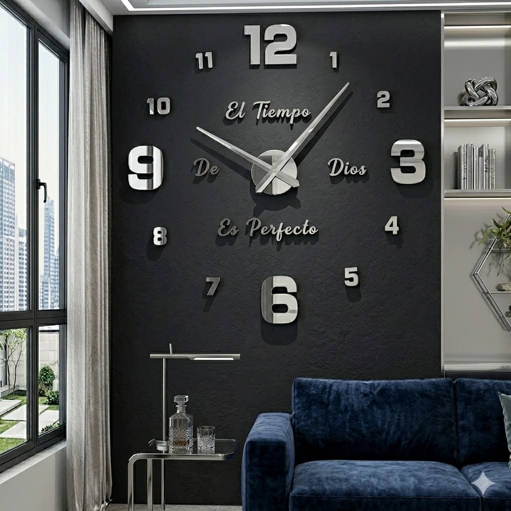 Reloj de pared 005 - 120cm x 120 cm
