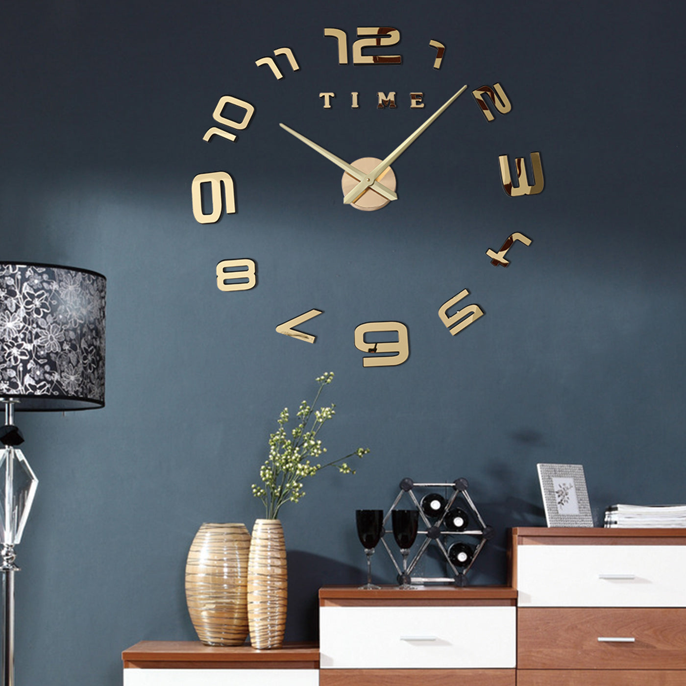 Reloj de pared 008 - 120cm x 120 cm