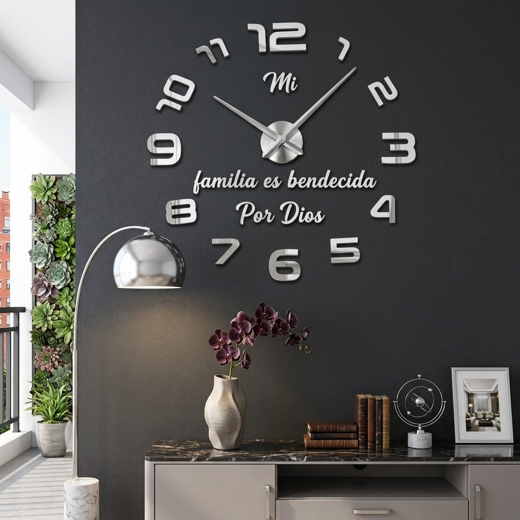 Reloj de pared 008 - 120cm x 120 cm