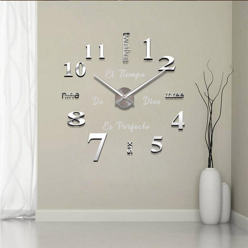 Reloj de pared 015 - 120cm x 120 cm