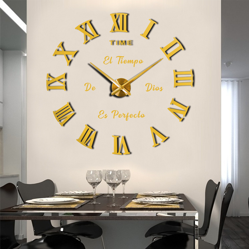 Reloj de pared 019 - 120cm x 120 cm