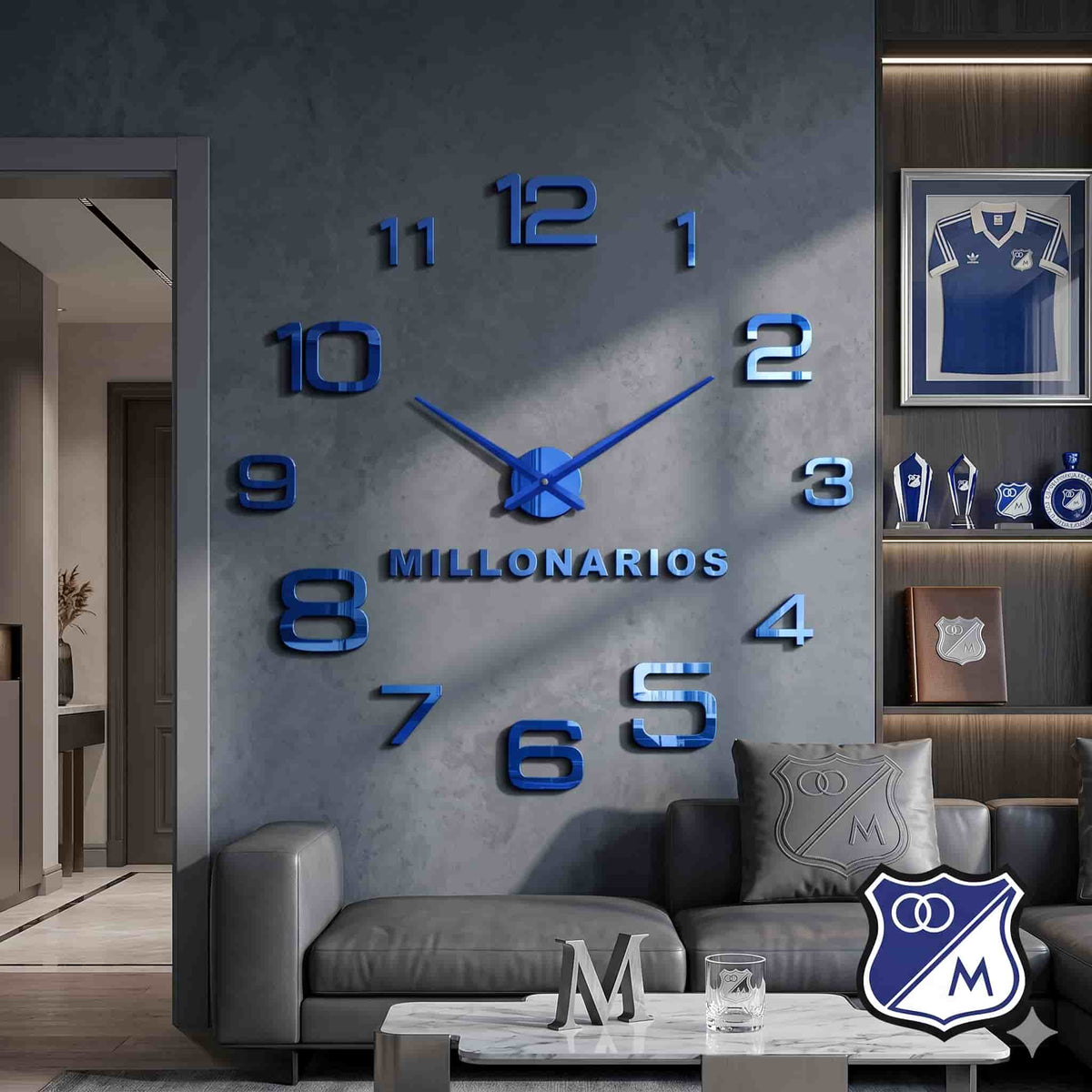 Reloj de pared 1809 Millonarios - 100 x 100 cm
