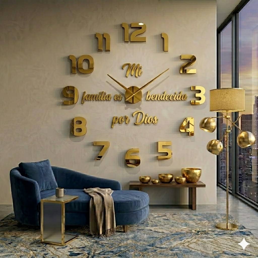 Reloj de pared 002 - 120cm x 120 cm