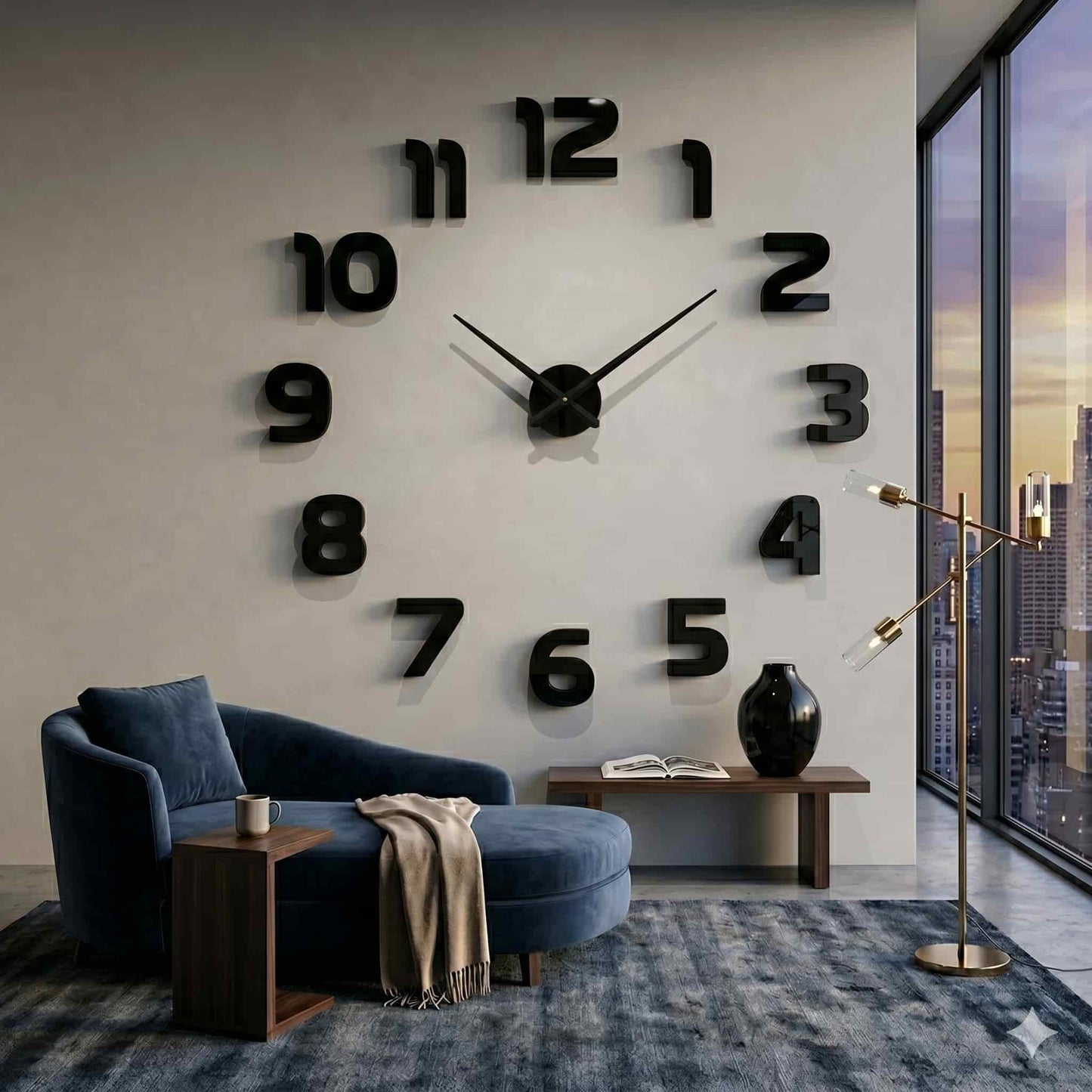 Reloj de pared 002 - 120cm x 120 cm