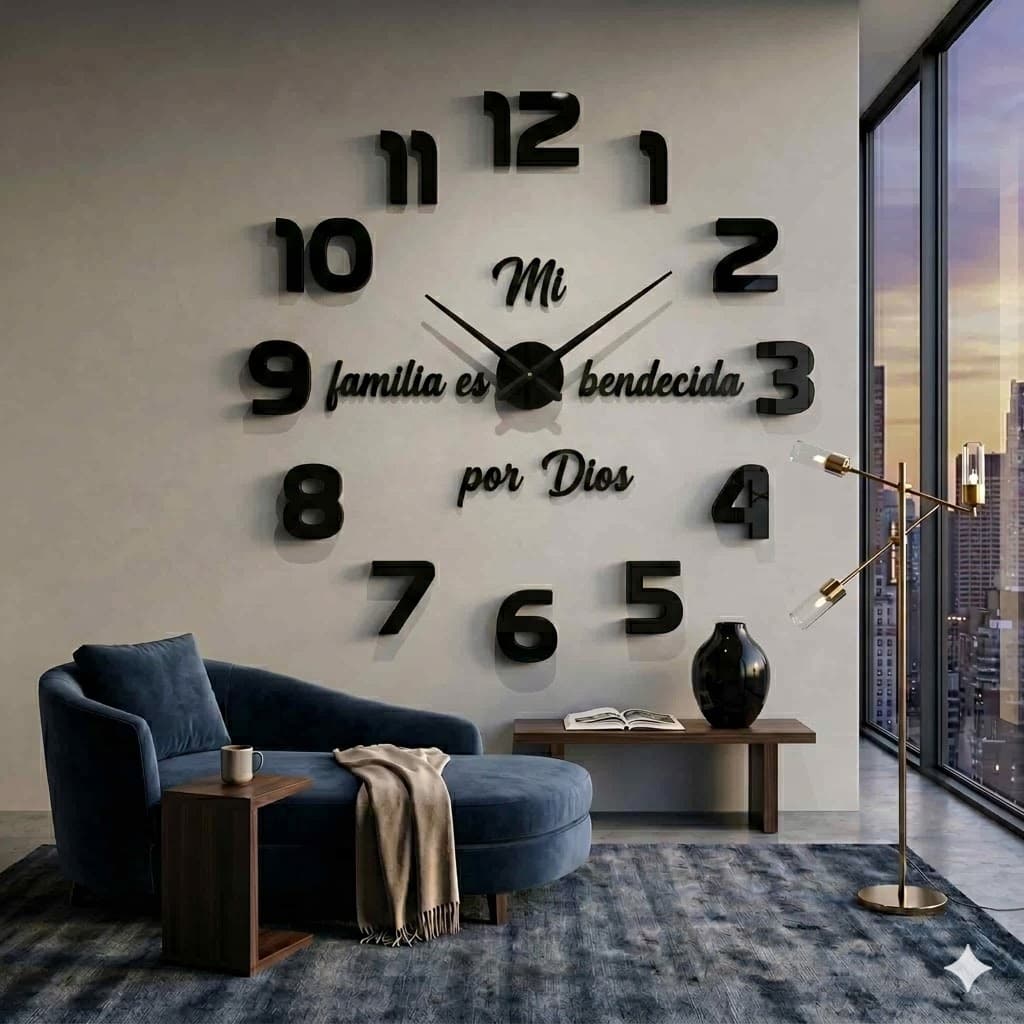 Reloj de pared 002 - 120cm x 120 cm