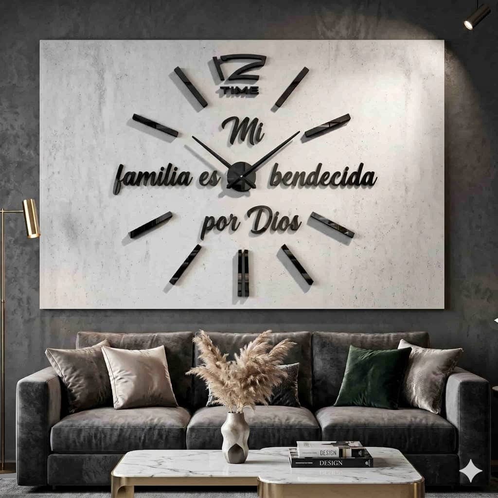 Reloj de pared 003 - 120cm x 120 cm
