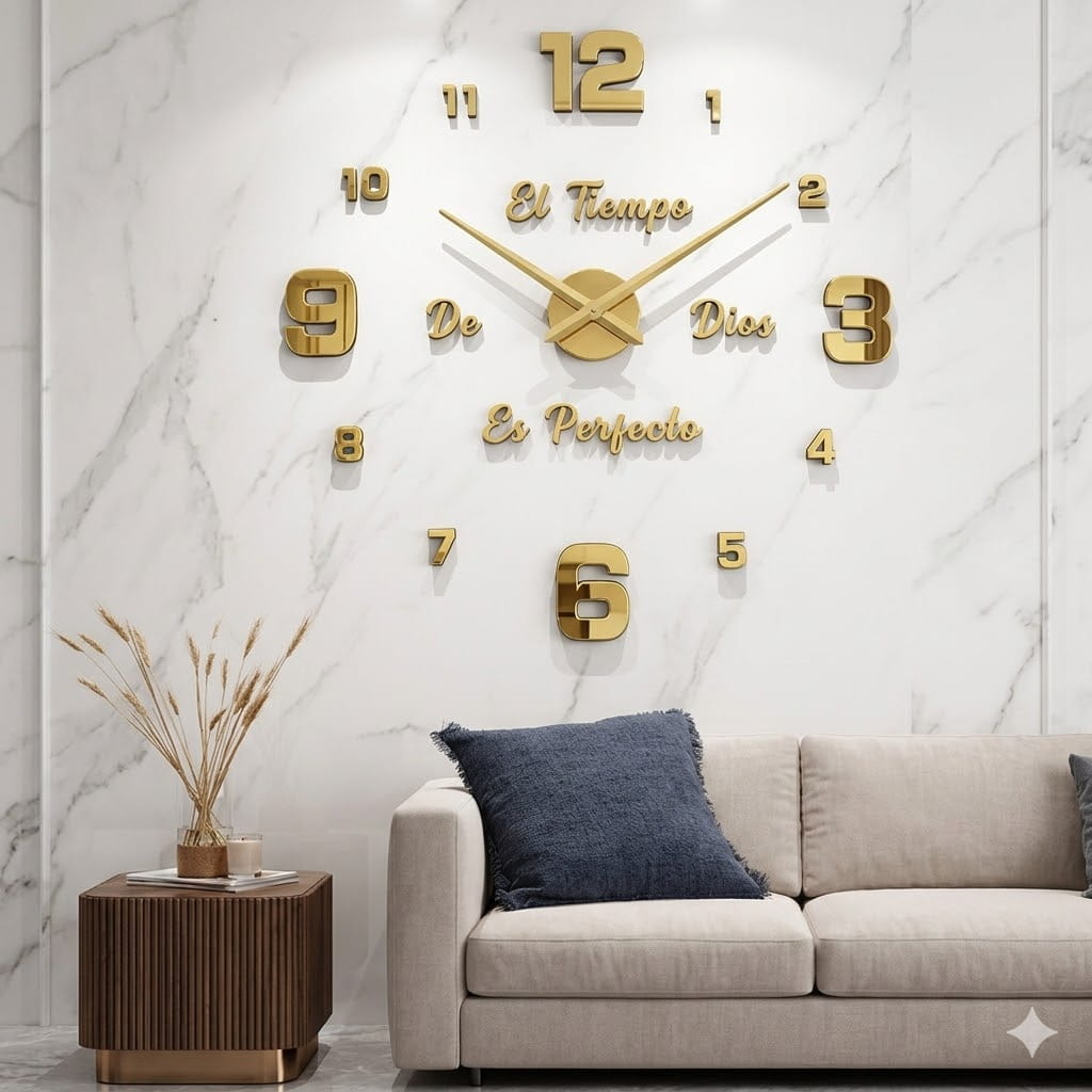 Reloj de pared 005 - 120cm x 120 cm
