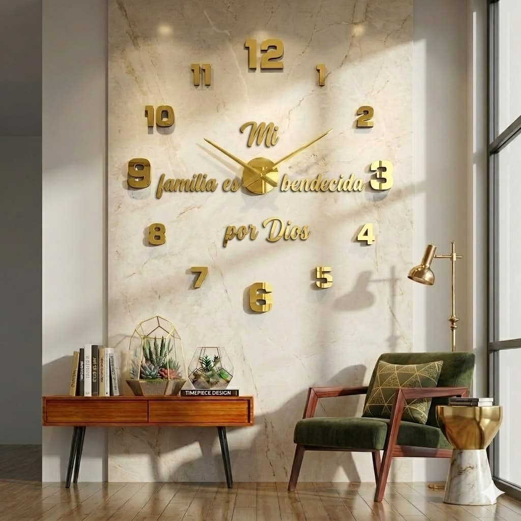 Reloj de pared 005 - 120cm x 120 cm
