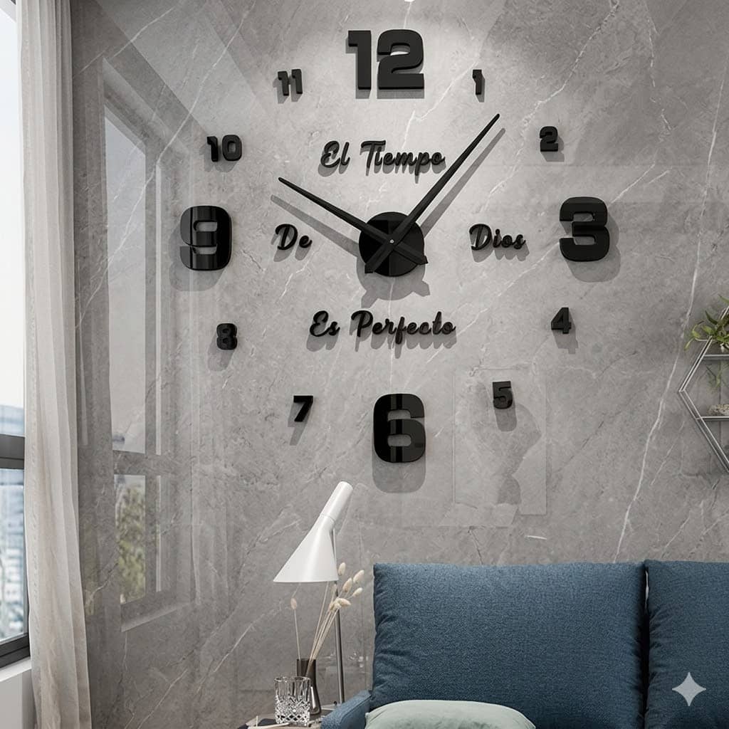 Reloj de pared 005 - 120cm x 120 cm