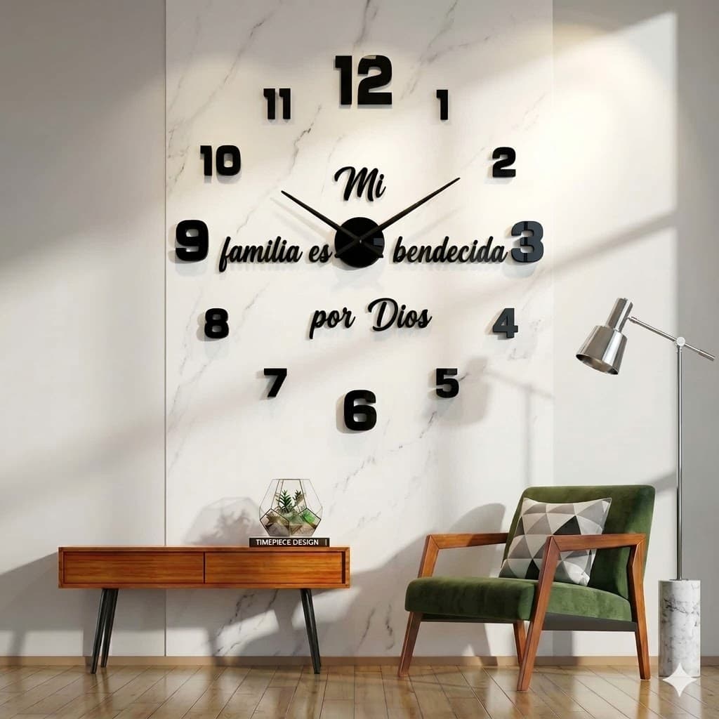 Reloj de pared 005 - 120cm x 120 cm