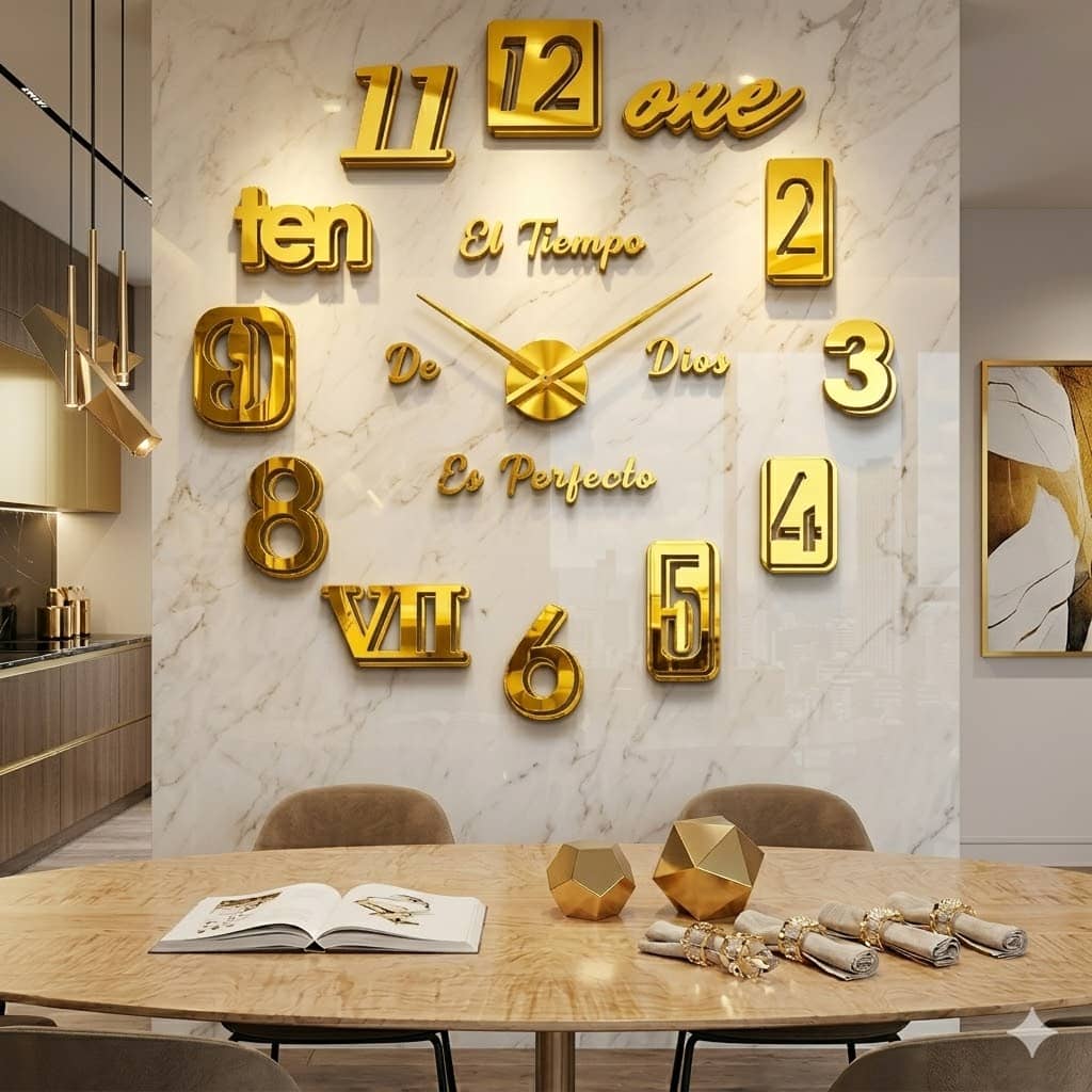 Reloj de pared 007 - 120cm x 120 cm