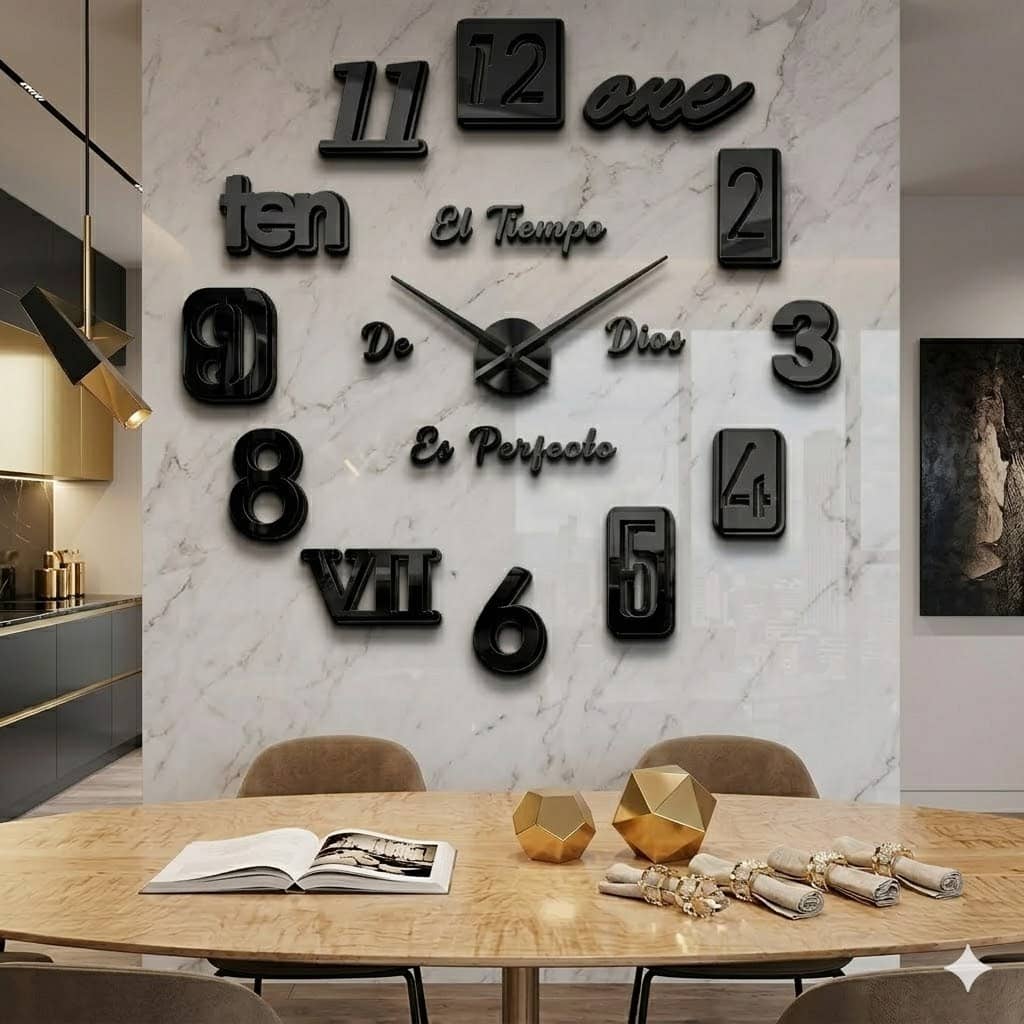 Reloj de pared 007 - 120cm x 120 cm