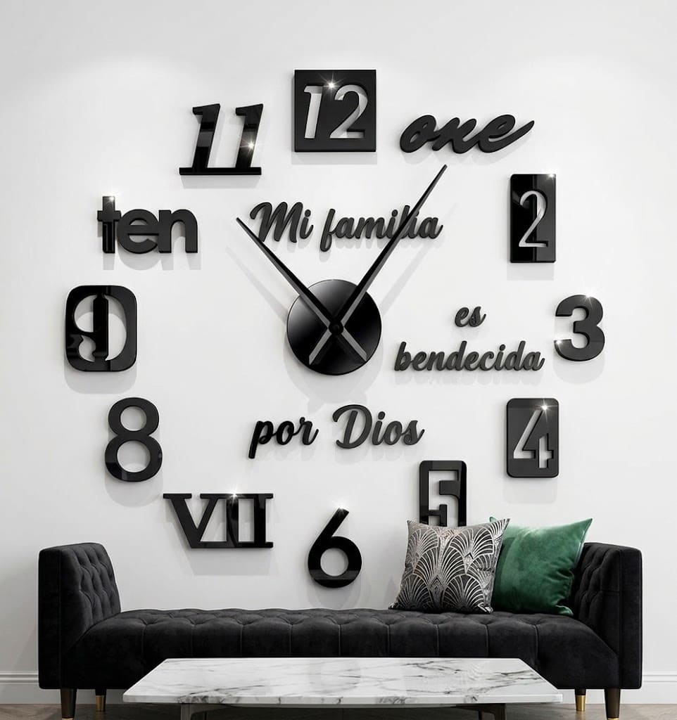 Reloj de pared 007 - 120cm x 120 cm