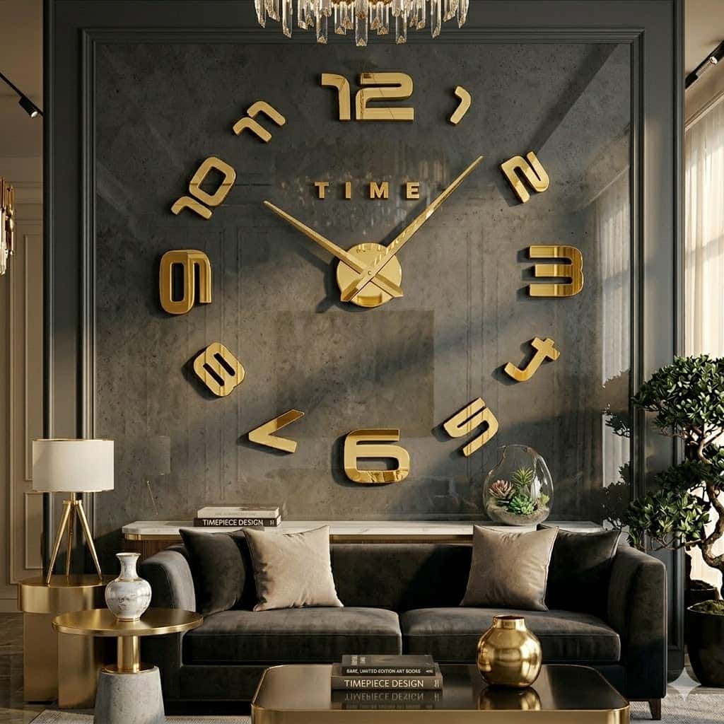 Reloj de pared 008 - 120cm x 120 cm