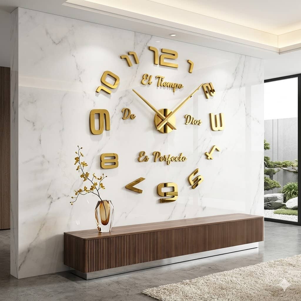 Reloj de pared 008 - 120cm x 120 cm
