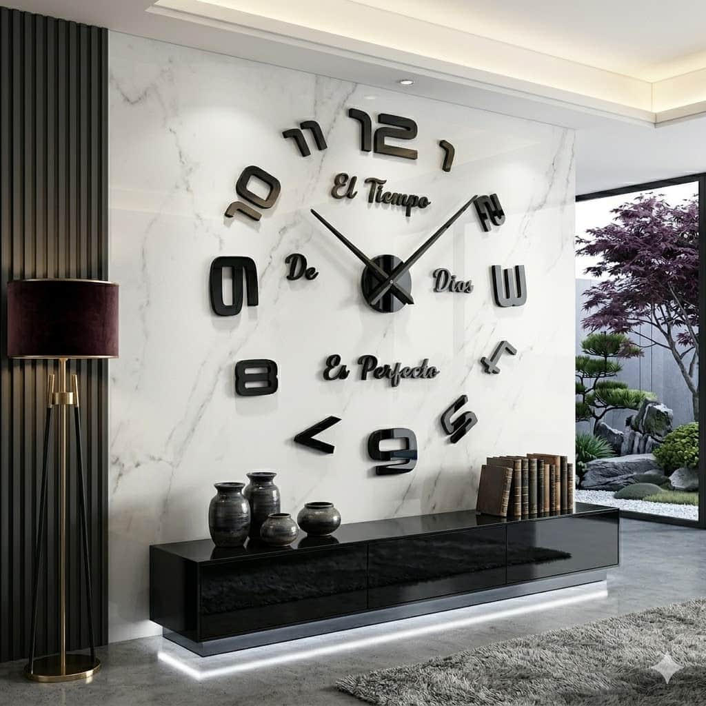 Reloj de pared 008 - 120cm x 120 cm
