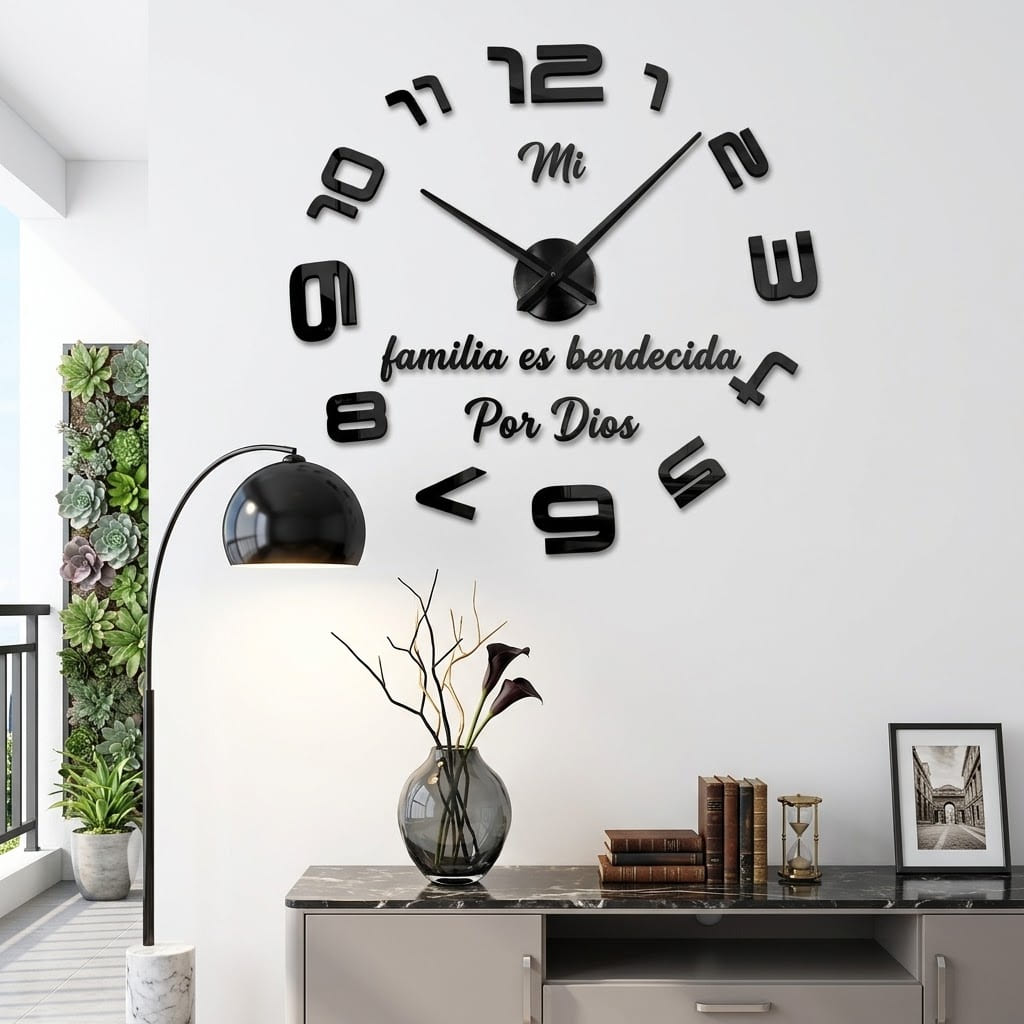 Reloj de pared 008 - 120cm x 120 cm