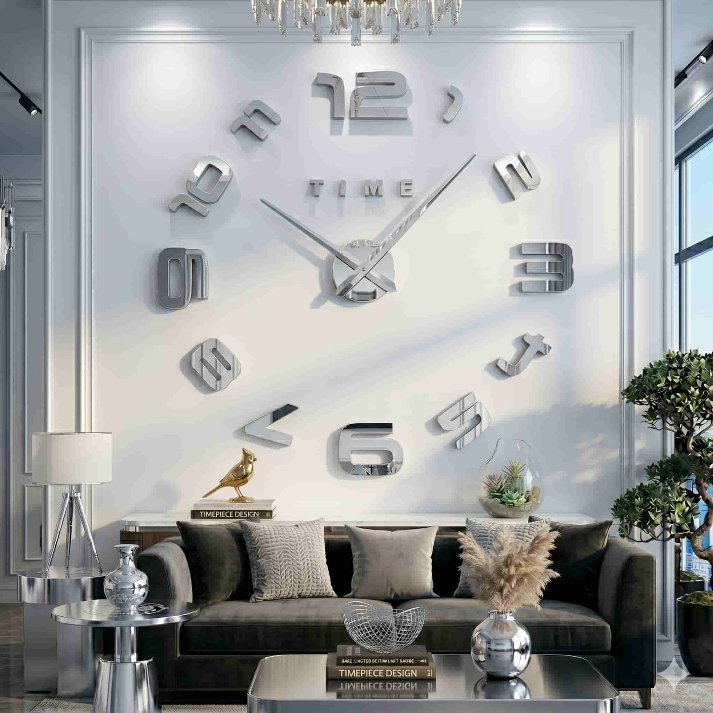 Reloj de pared 008 - 120cm x 120 cm