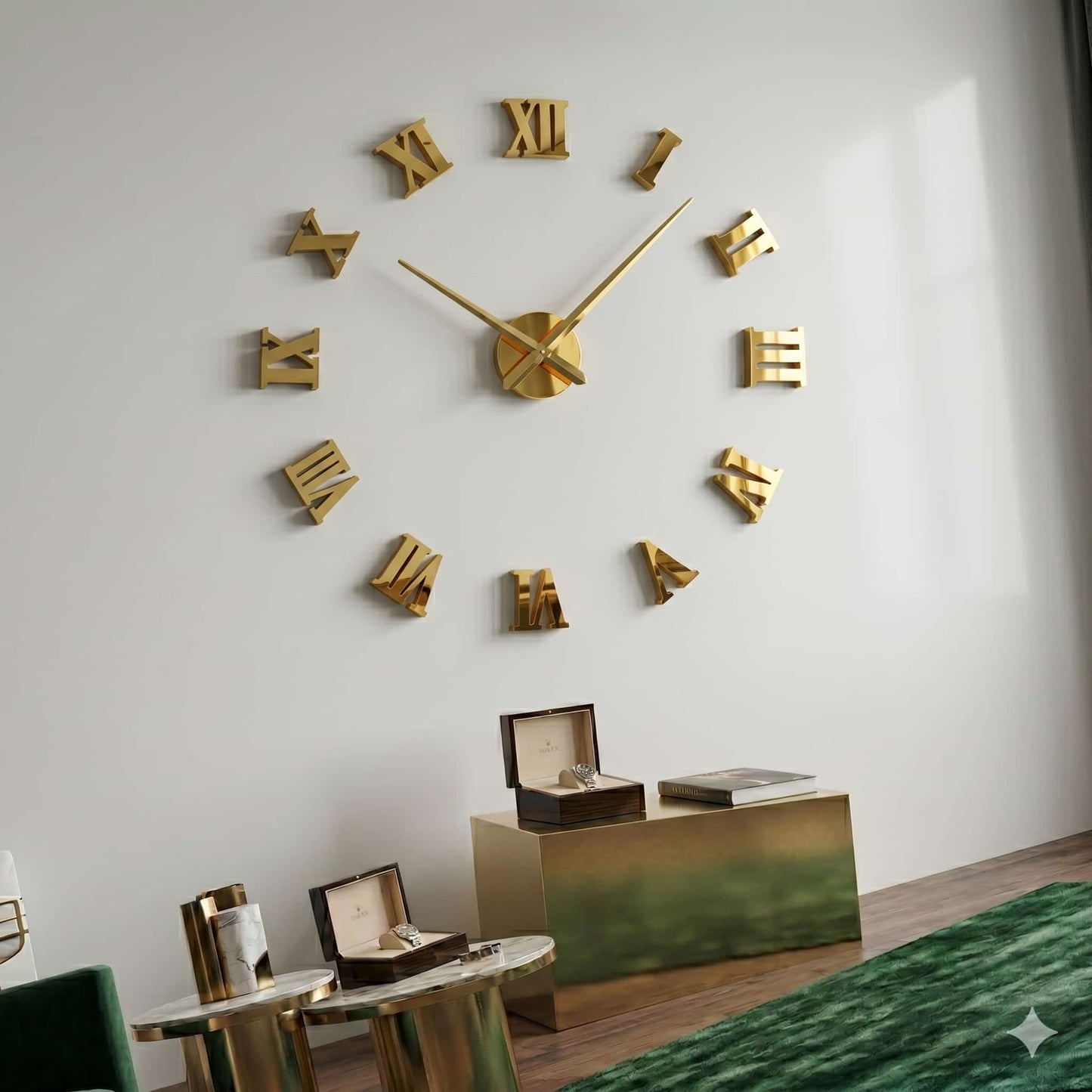 Reloj de pared 019 - 120cm x 120 cm