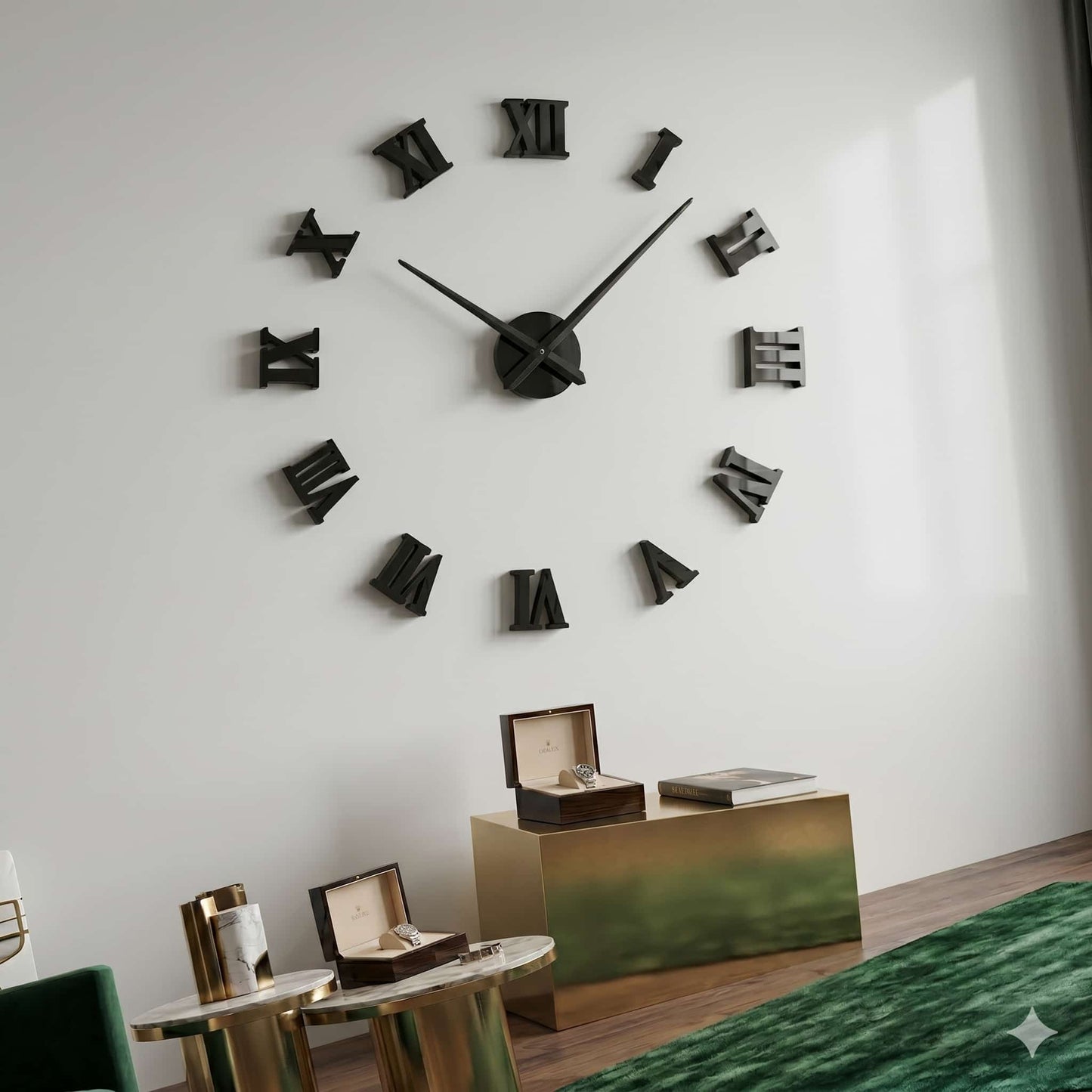 Reloj de pared 019 - 120cm x 120 cm