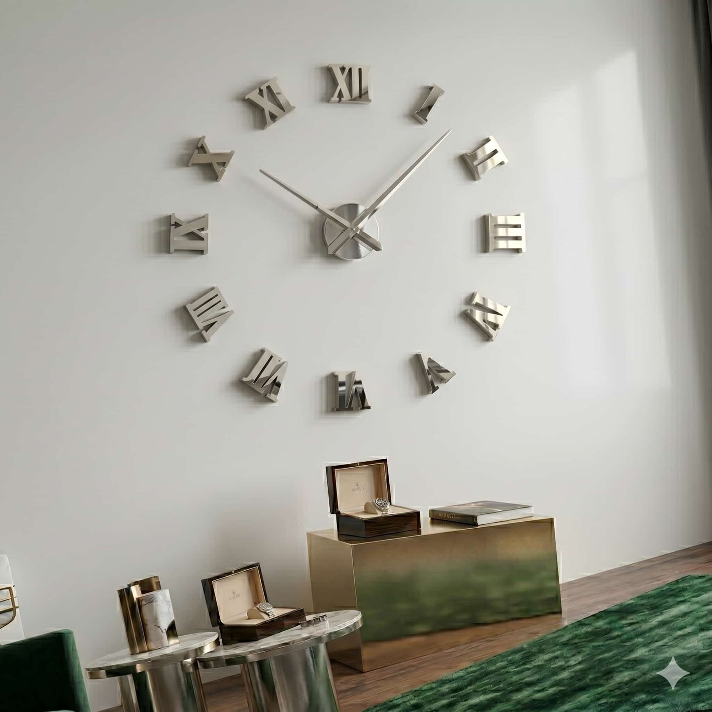 Reloj de pared 019 - 120cm x 120 cm