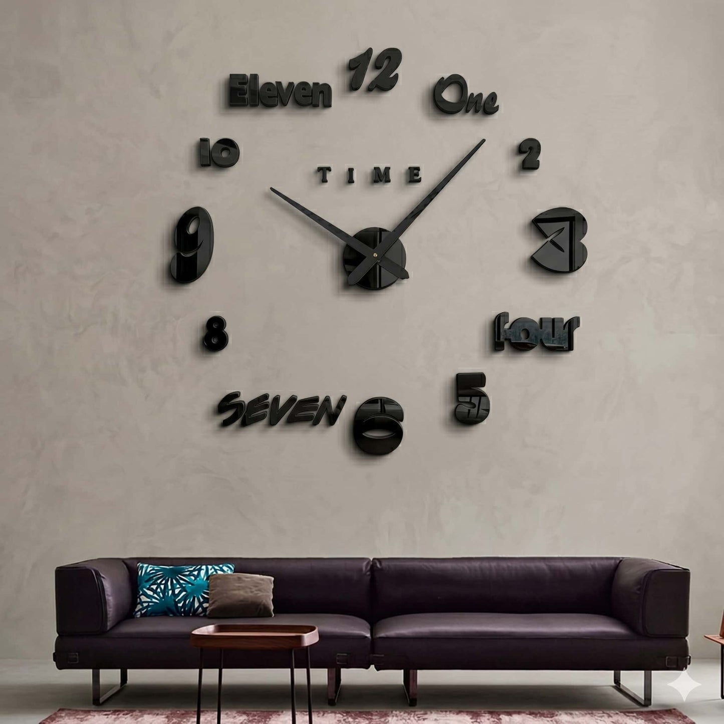 Reloj de pared 022 - 120cm x 120 cm