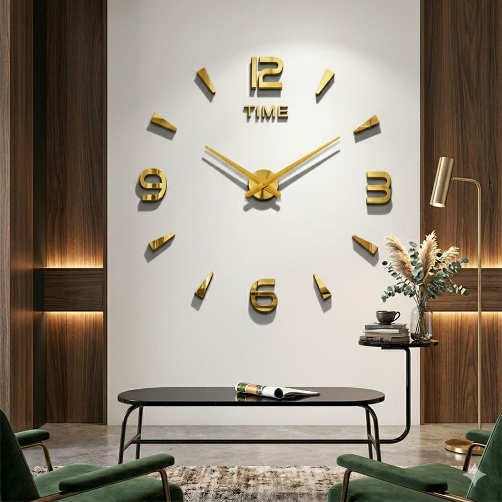 Reloj de pared 034 - 120cm x 120 cm