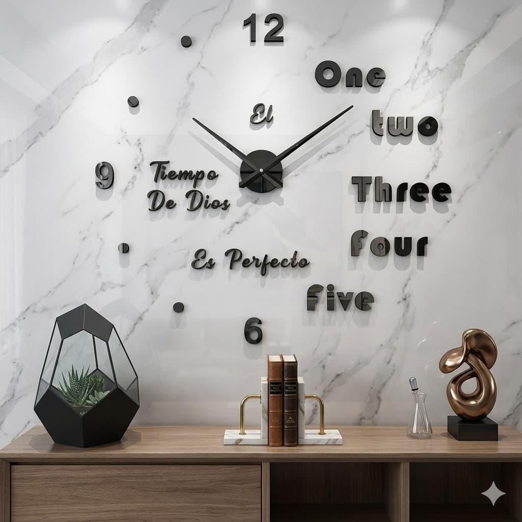Reloj de pared 1728 - 120cm x 120 cm