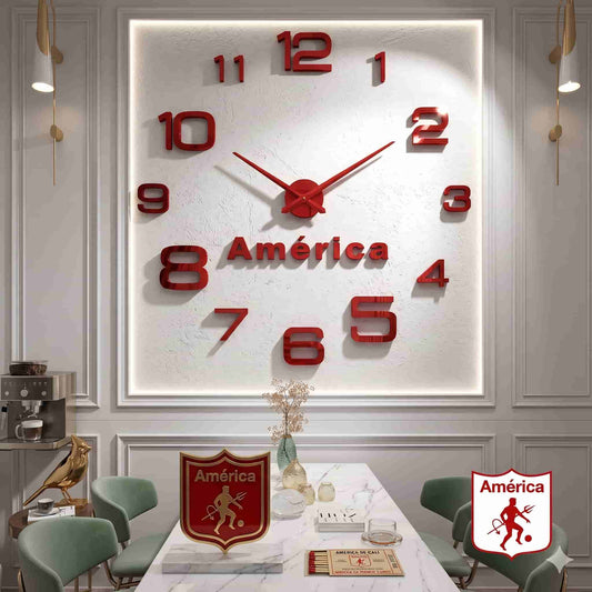 Reloj de pared 1809 América - 100cm x 100 cm