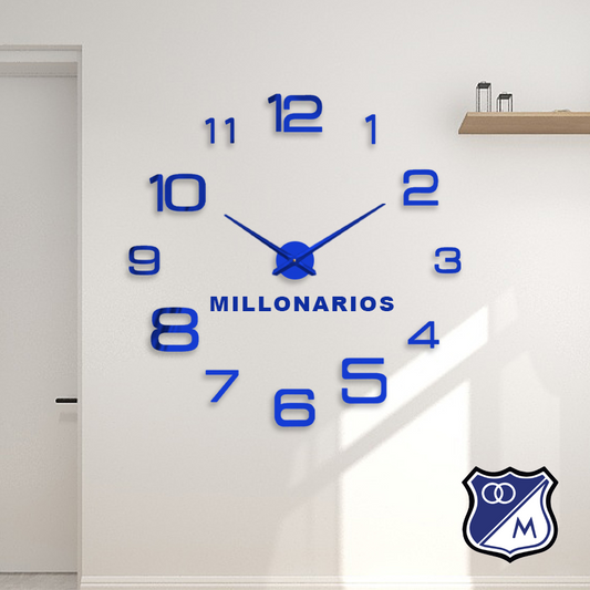 Reloj de pared 1809 Millonarios - 100cm x 100 cm