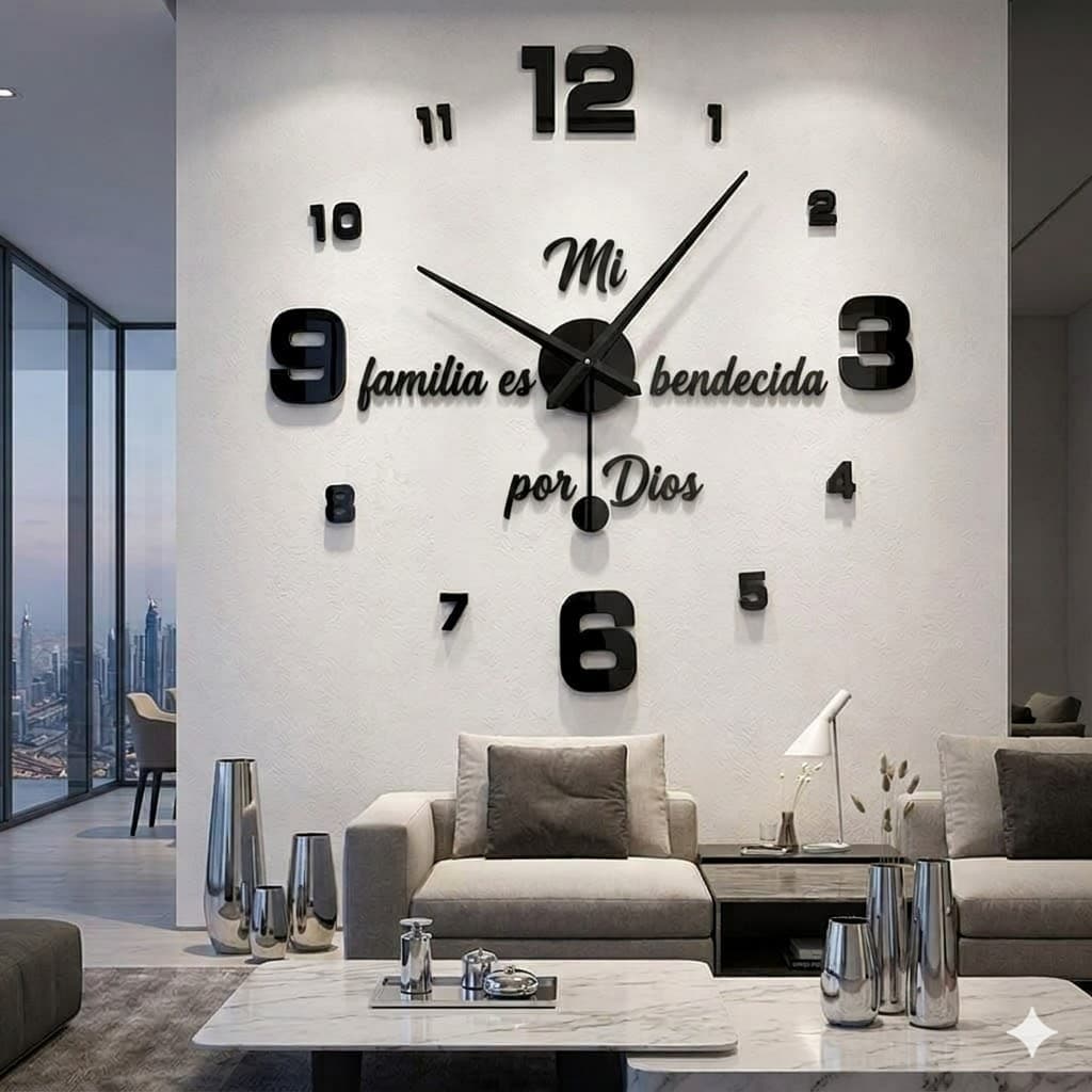 Reloj de pared 005 Pendulo - 120cm x 120 cm