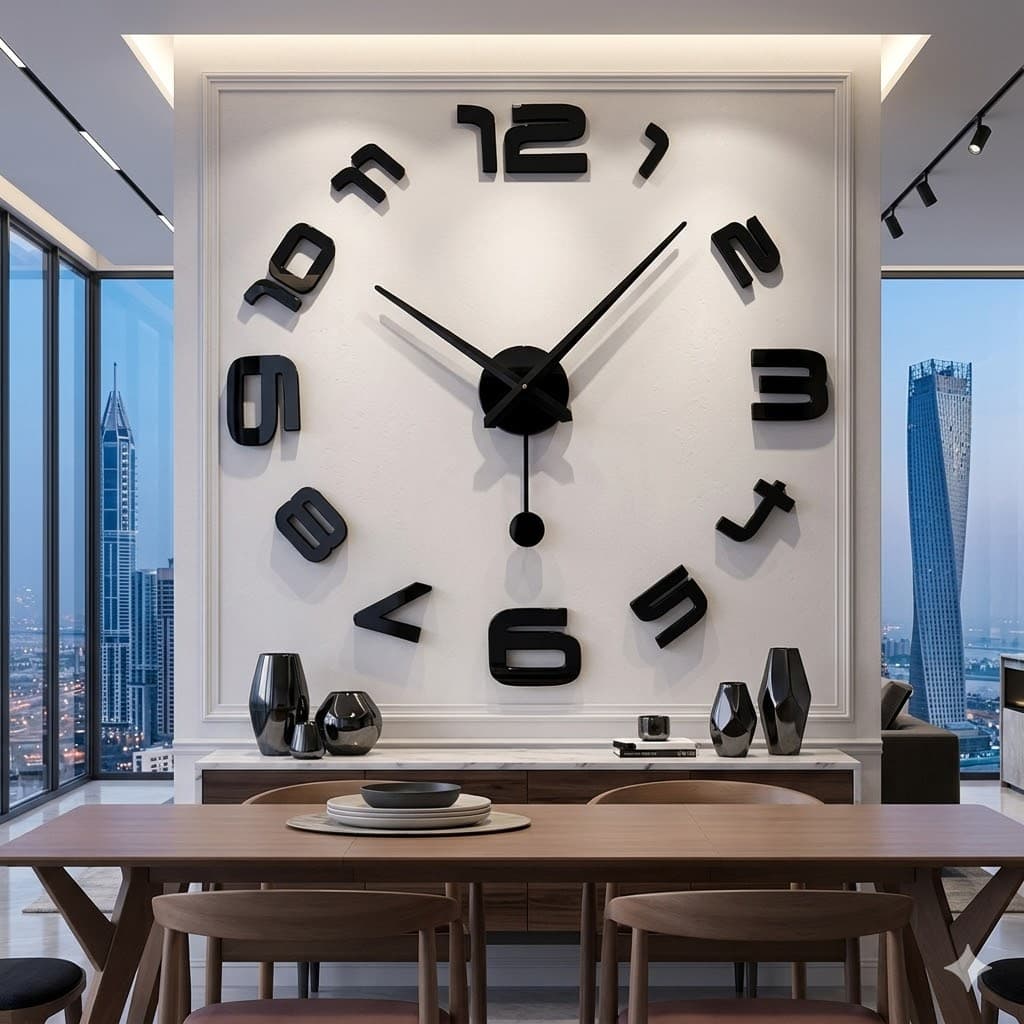 Reloj de pared 008 Pendulo - 120cm x 120 cm