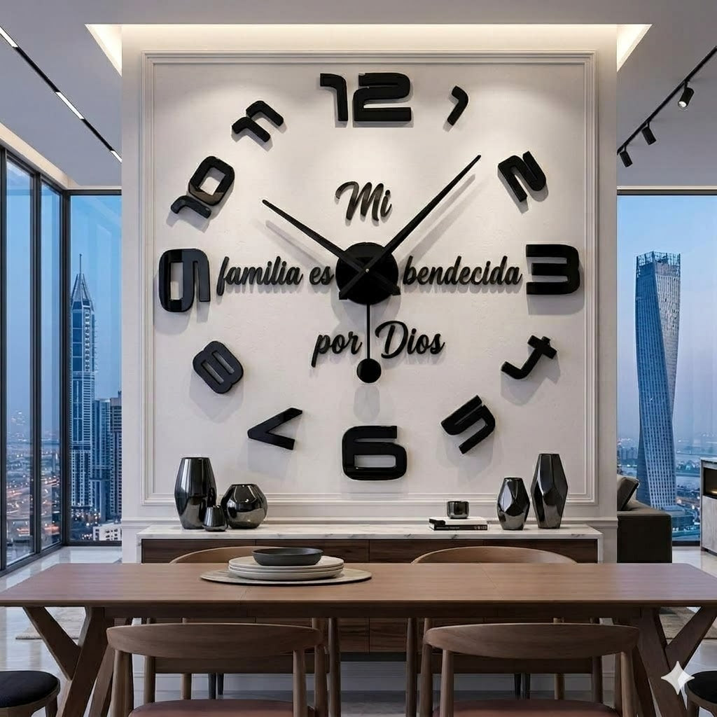 Reloj de pared 008 Pendulo - 120cm x 120 cm